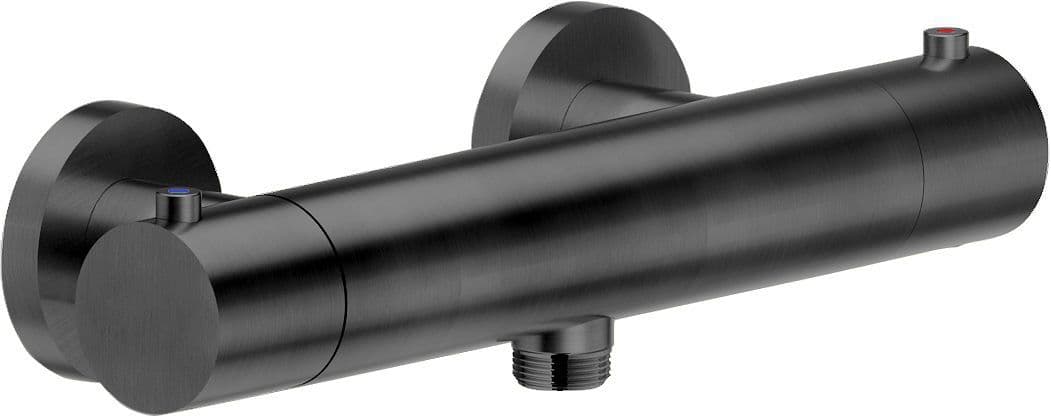 Thermostat douche live nobili graphite brossé