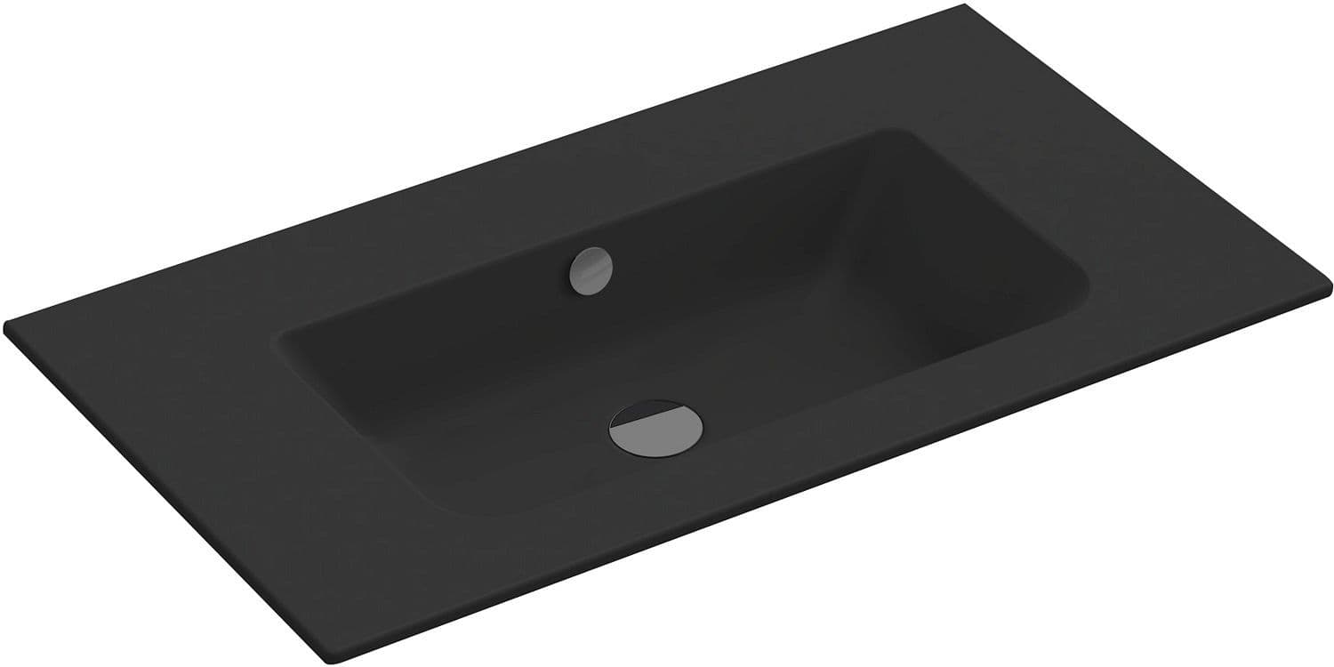 Lavabo alano catalano cataglaze+ 82X46CM porcelaine Noir mat