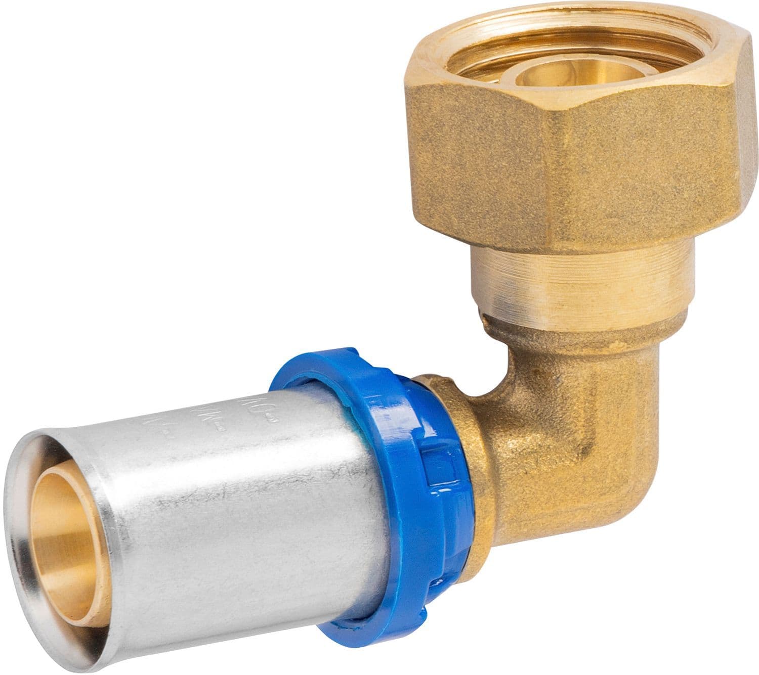 Elleboog met losse moer 20MM-3/4" ALUPEX