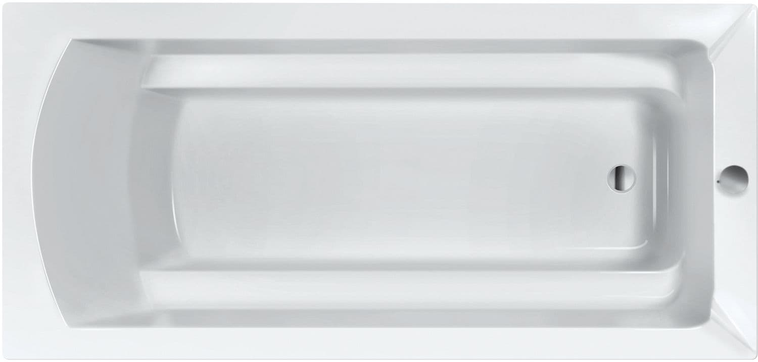 Bad acryl bodysize Bado 180X90 inclusief poten wit